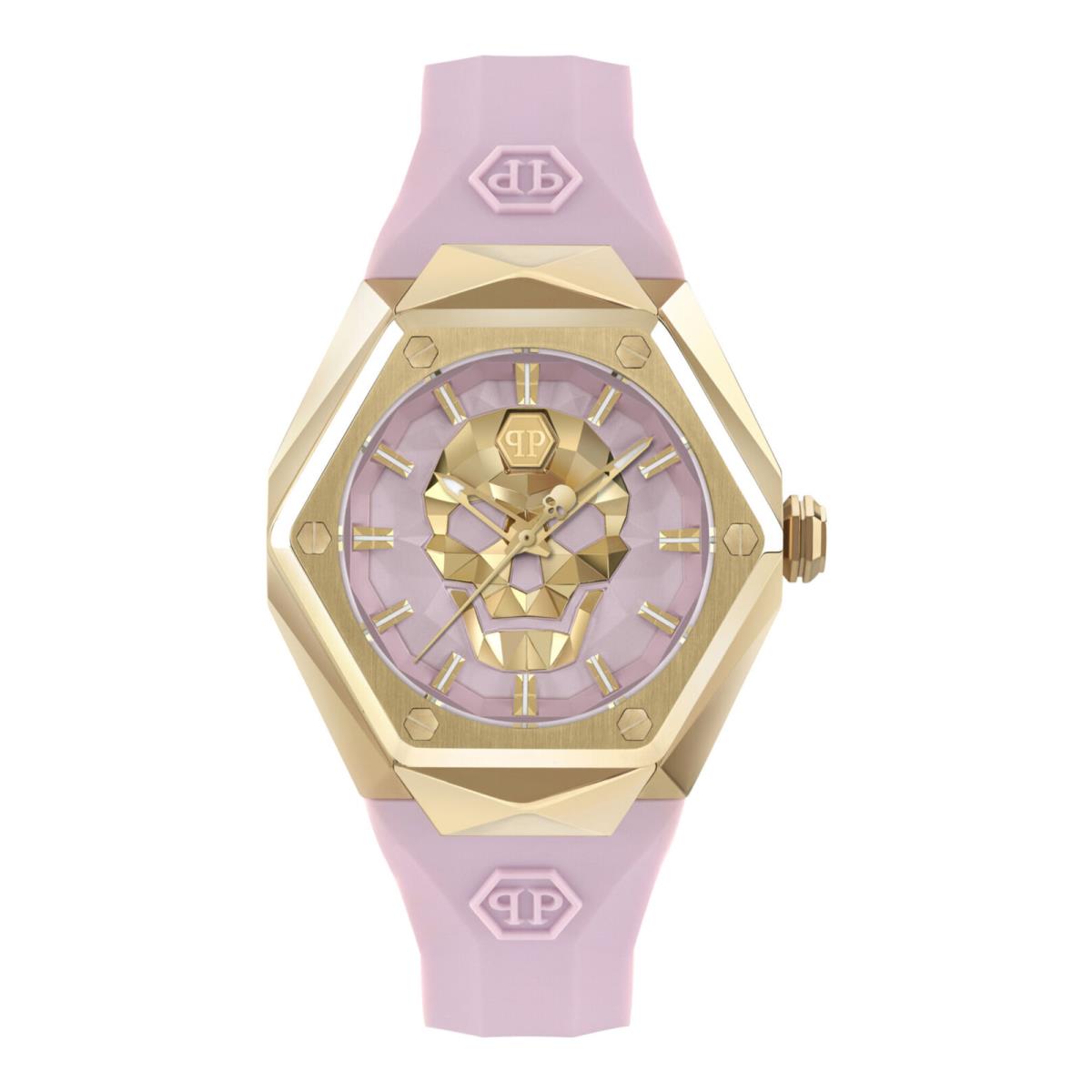 Womens Gold 40mm Strap Fashion Watch by Philipp Plein
