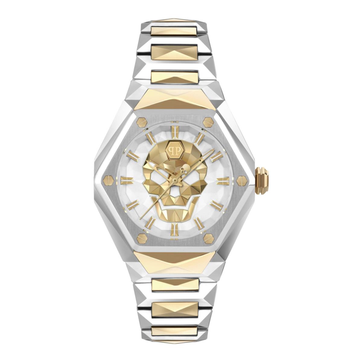 Womens Two Tone 40mm Bracelet Fashion Watch by Philipp Plein