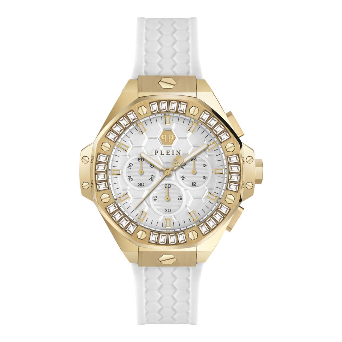 Womens Gold 42mm Strap Fashion Watch by Philipp Plein