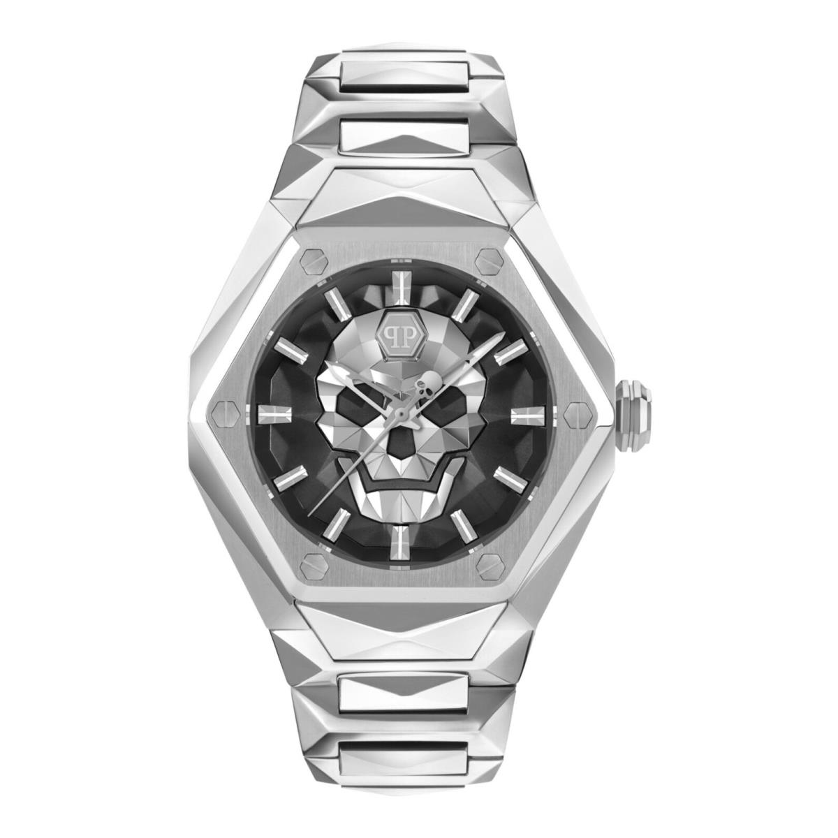 Mens Stainless Steel 45mm Bracelet Fashion Watch by Philipp Plein