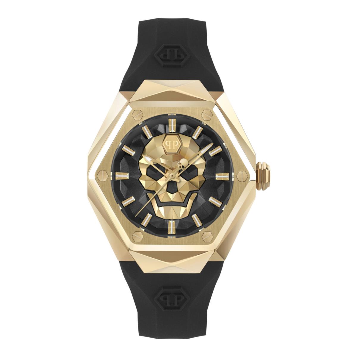 Womens Gold 40mm Strap Fashion Watch by Philipp Plein