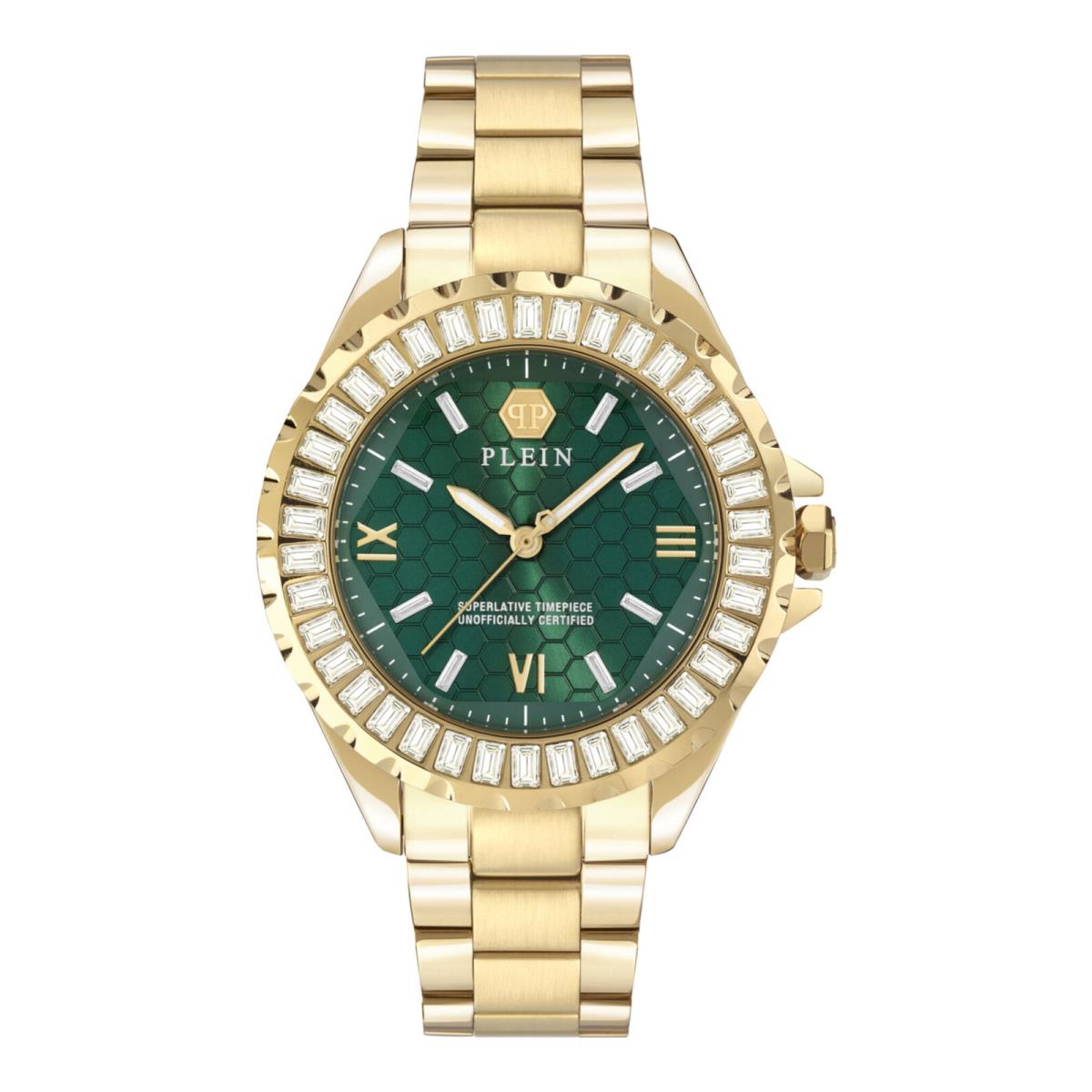 Womens Gold 38mm Bracelet Fashion Watch by Philipp Plein