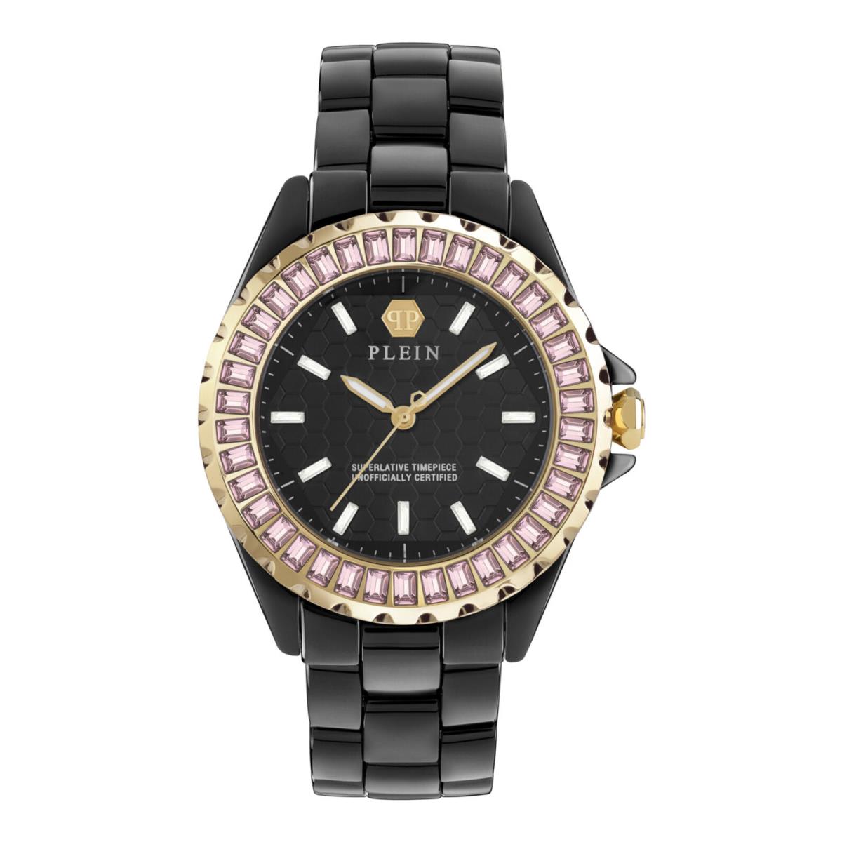 Womens Black 38mm Bracelet Fashion Watch by Philipp Plein