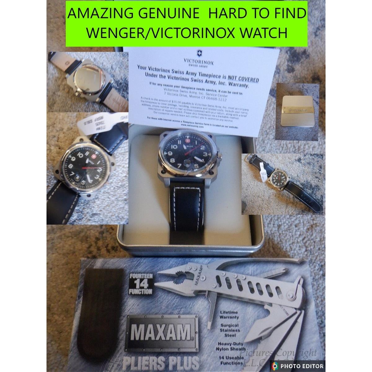 Stainless Aero Cockpit 72424  Swiss Army Watch BY Victorinox by Wenger