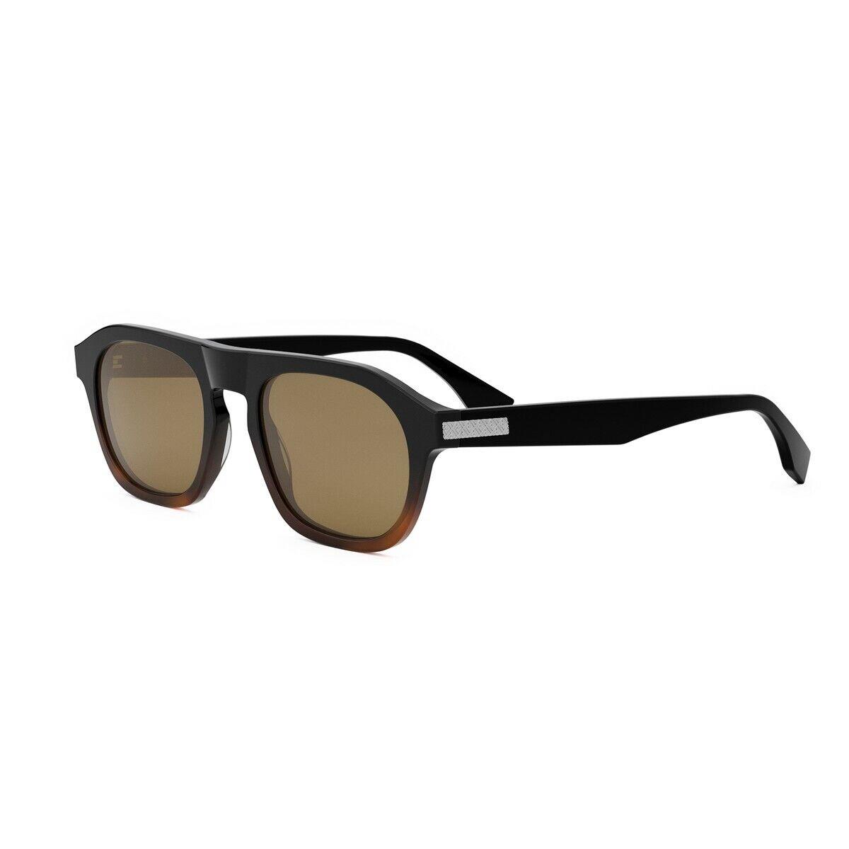 Fendi Sunglasses FE40143I-5205E Geometric Black