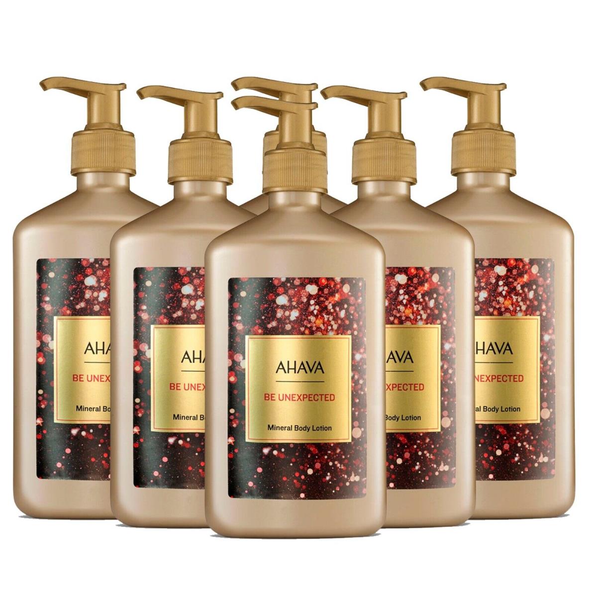 Lot of 6 Ahava Deadsea Water Mineral Body Lotion 17 oz 500 ml by AHAVA