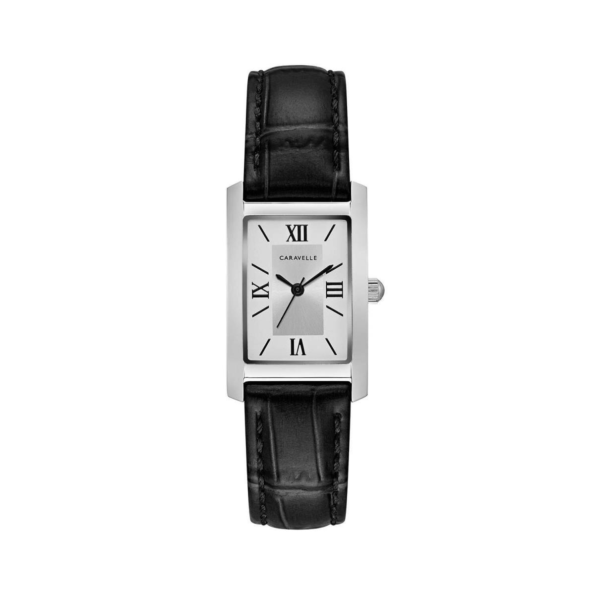 Caravelle by Bulova Ladies` Dress Quartz Silver-tone Stainless Steel Watch