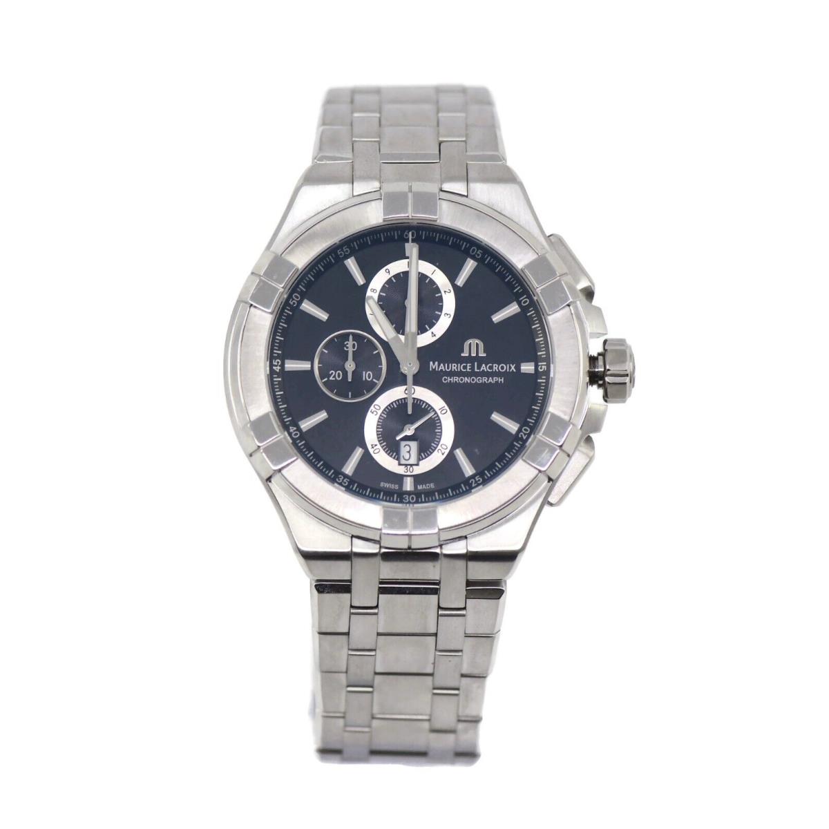 Aikon Chronograph Stainless Steel Watch AI1018 by Maurice Lacroix