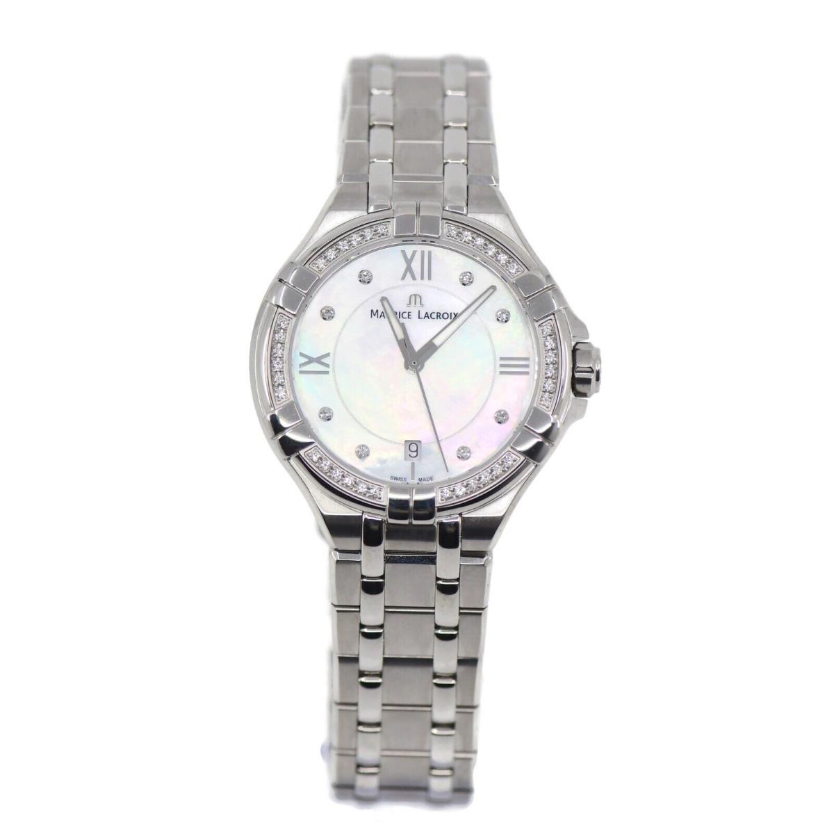 Aikon Diamond Stainless Steel Watch AI1006 by Maurice Lacroix