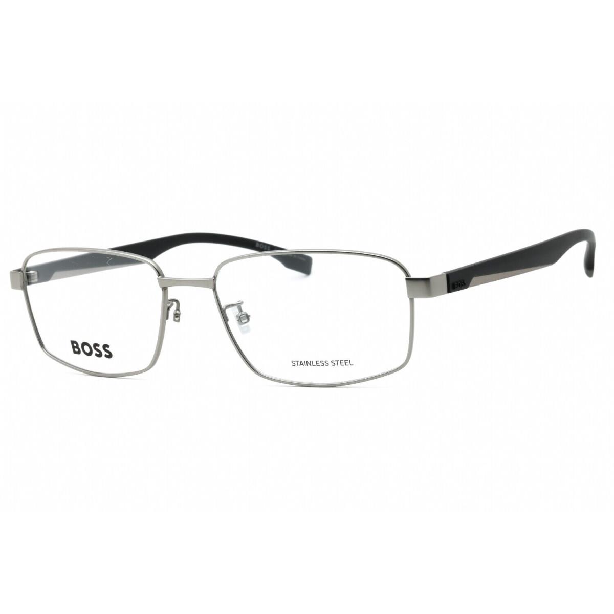 Hugo Boss HB1470F-R81-57 Eyeglasses Size 57mm 17mm 150mm Ruthenium Men