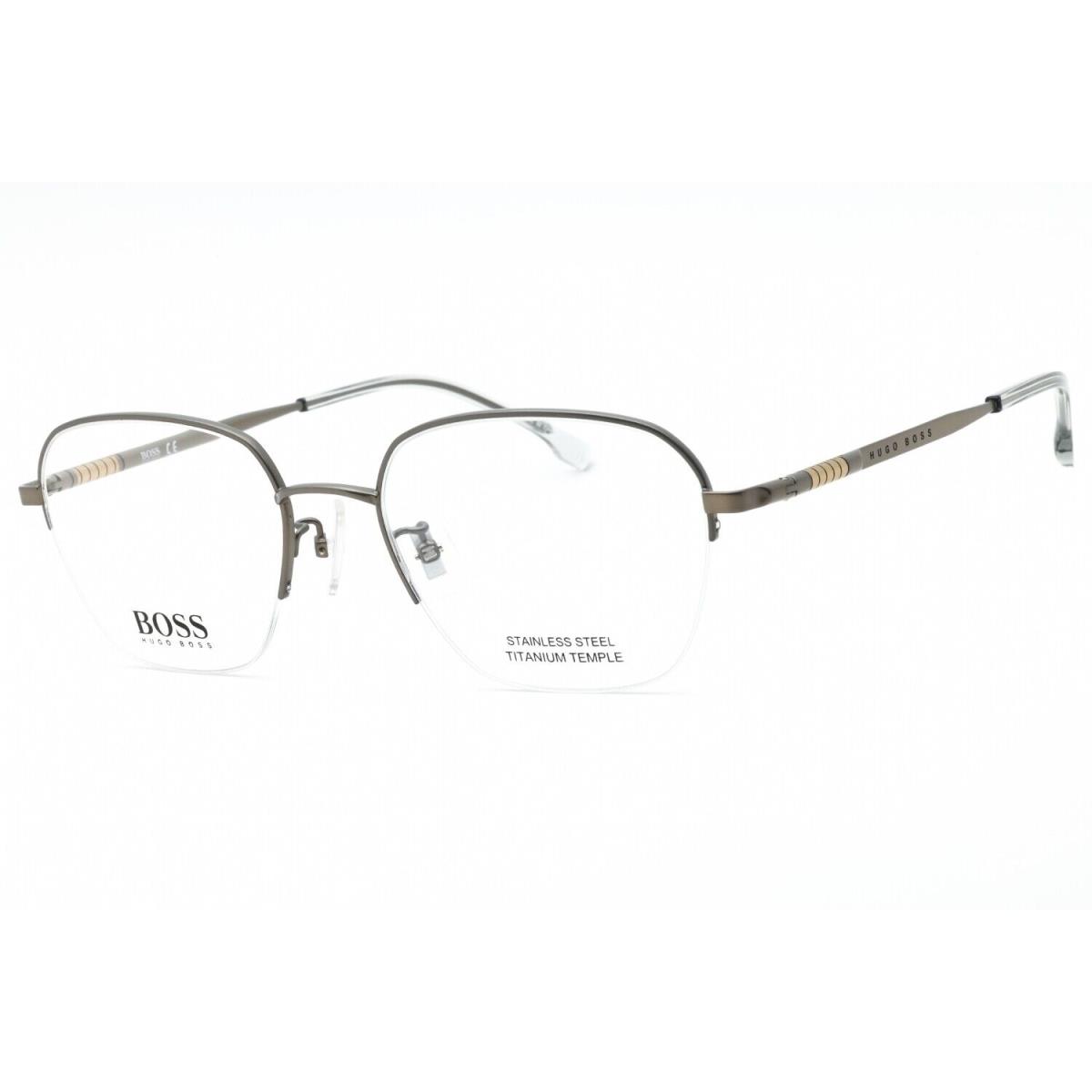 Hugo Boss HB1346F-R81-54 Eyeglasses Size 54mm 19mm 145mm Ruthenium Men