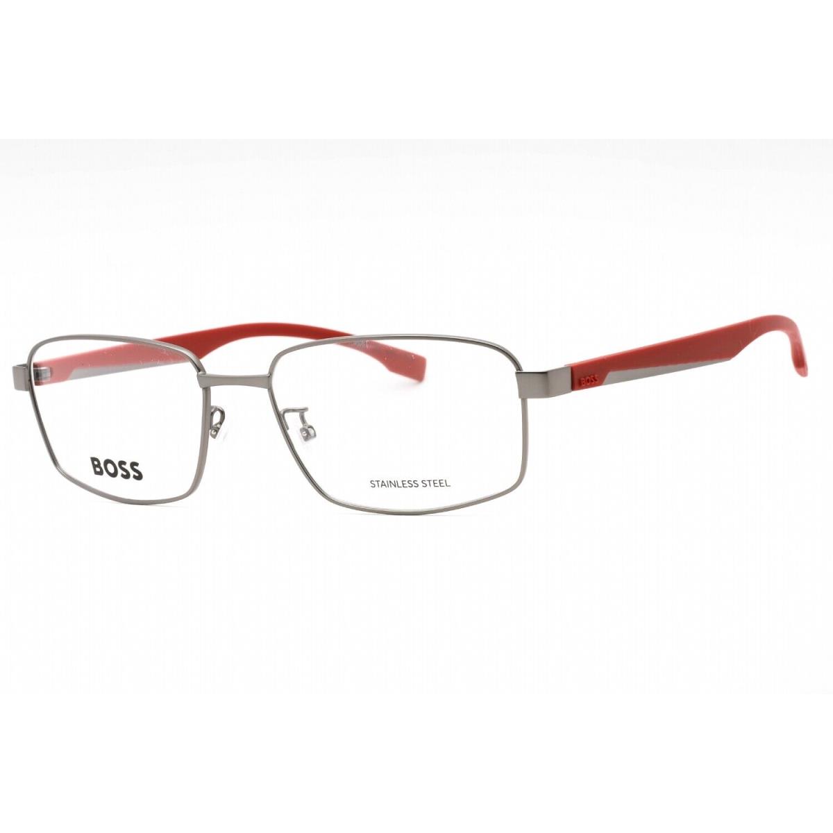 Hugo Boss 1470/F R80 Eyeglasses Matte Ruthenium Frame 57mm