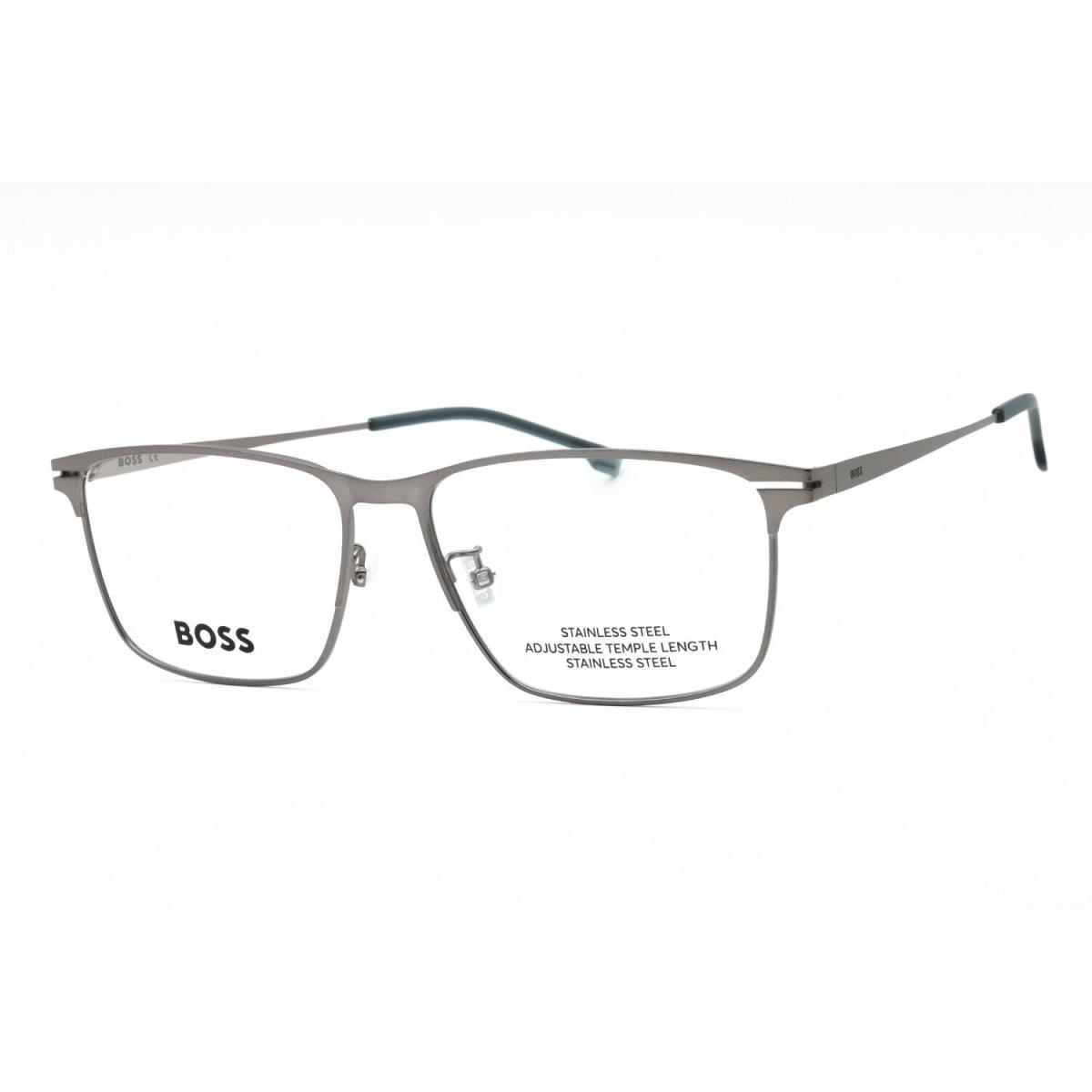 Hugo Boss 1467/F R80 Eyeglasses Matte Ruthenium Frame 57mm