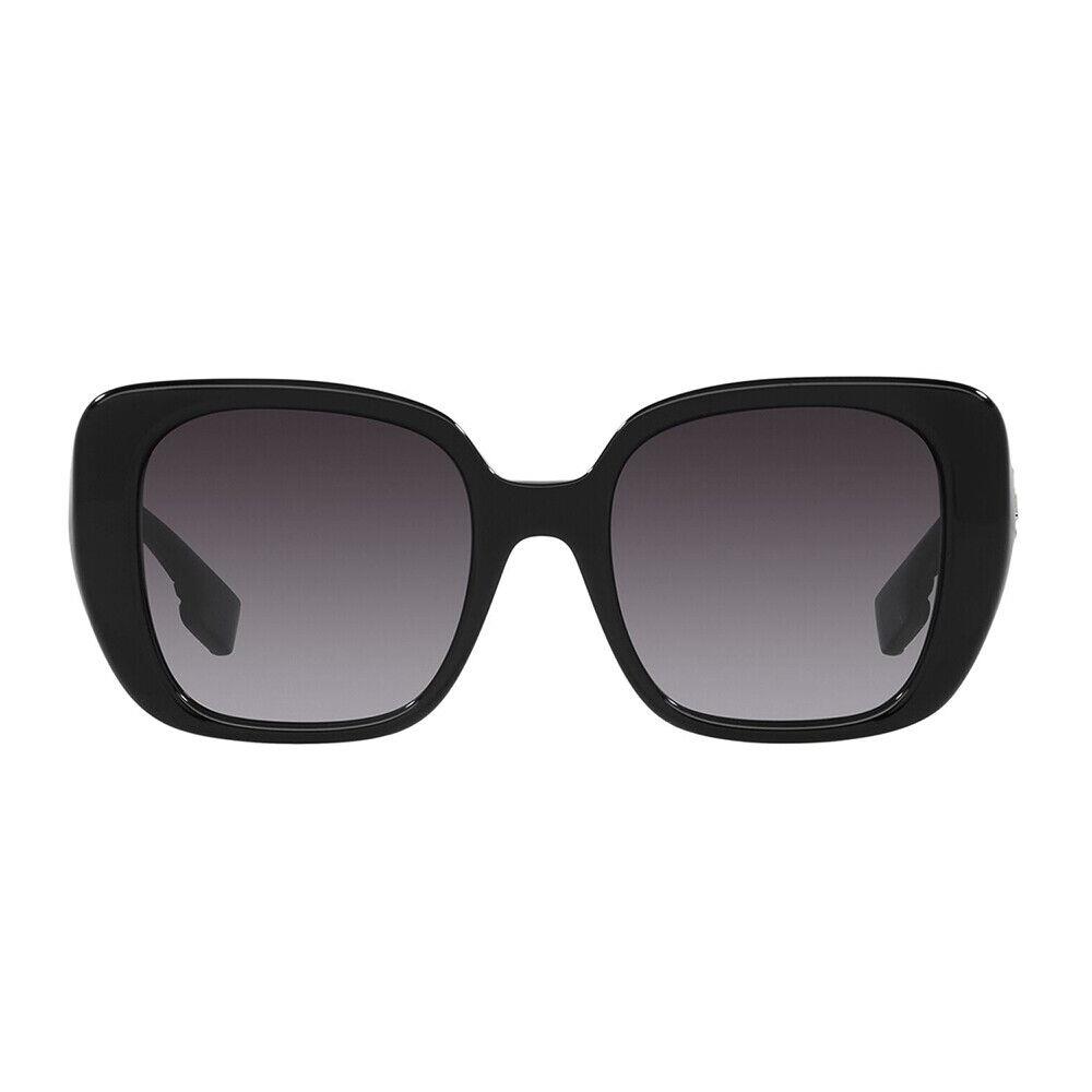 Burberry Helena BE 4371 30018G Black Plastic Sunglasses Grey Gradient Lens