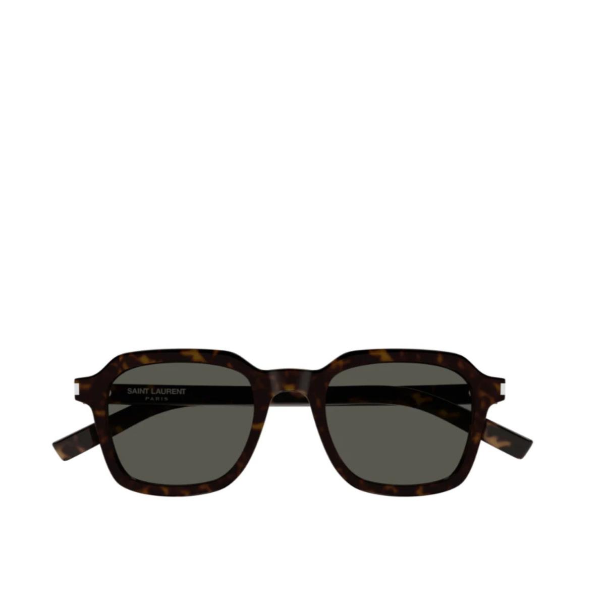 Saint Laurent SL-715-SLIM Pilot Sunglasses Havana-Grey