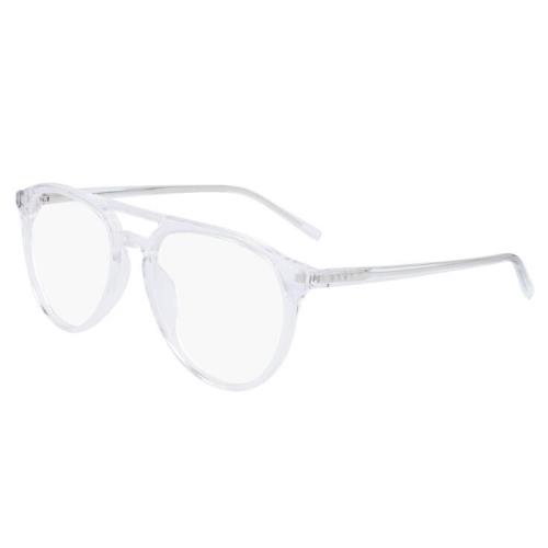 Dkny DK5025 00 Crystal Clear Aviator Optical Eyeglass Frame For Women W/case by DKNY