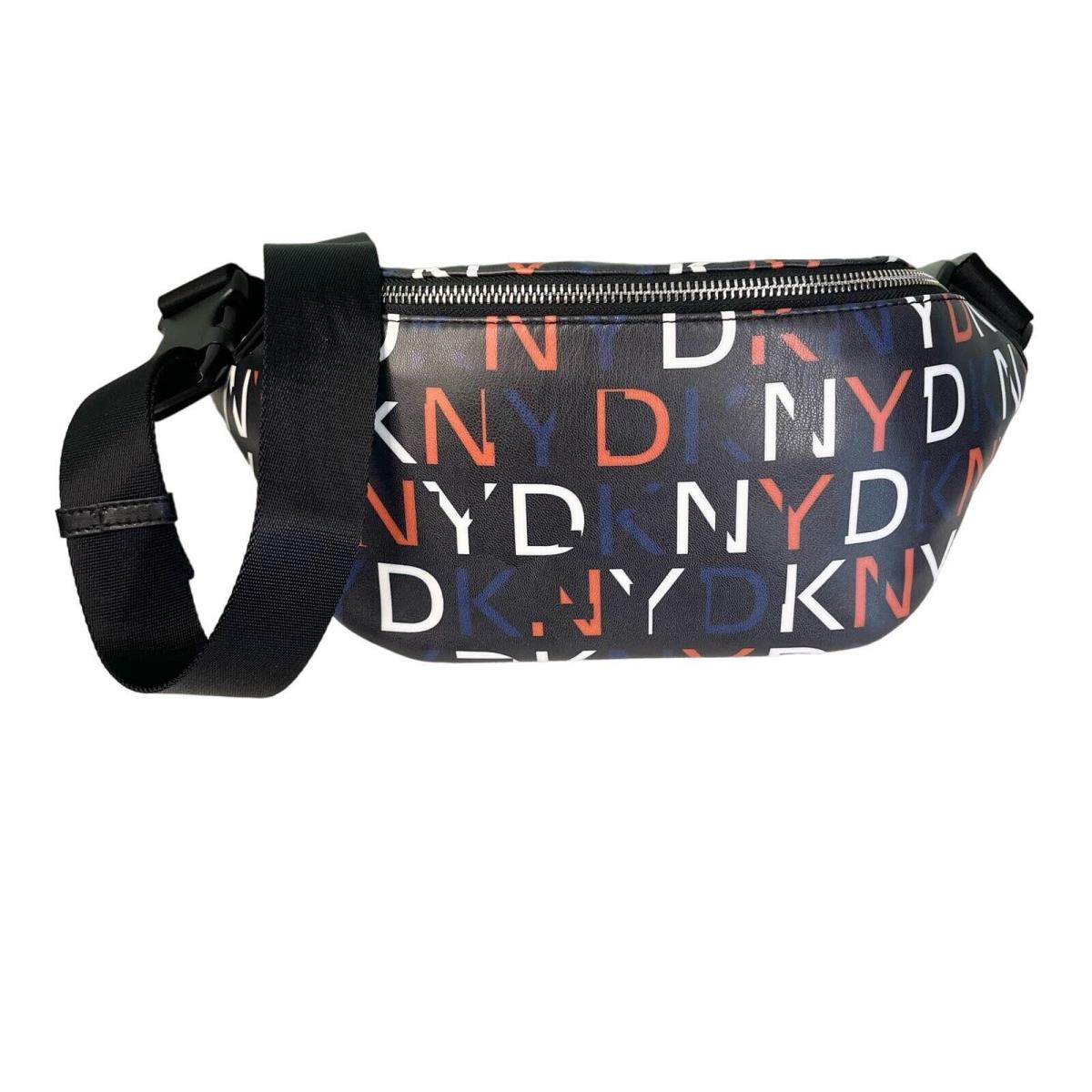 Dkny Tilly Sling Bag Womens OS Black Leather Multi-functional Crossbody Belt