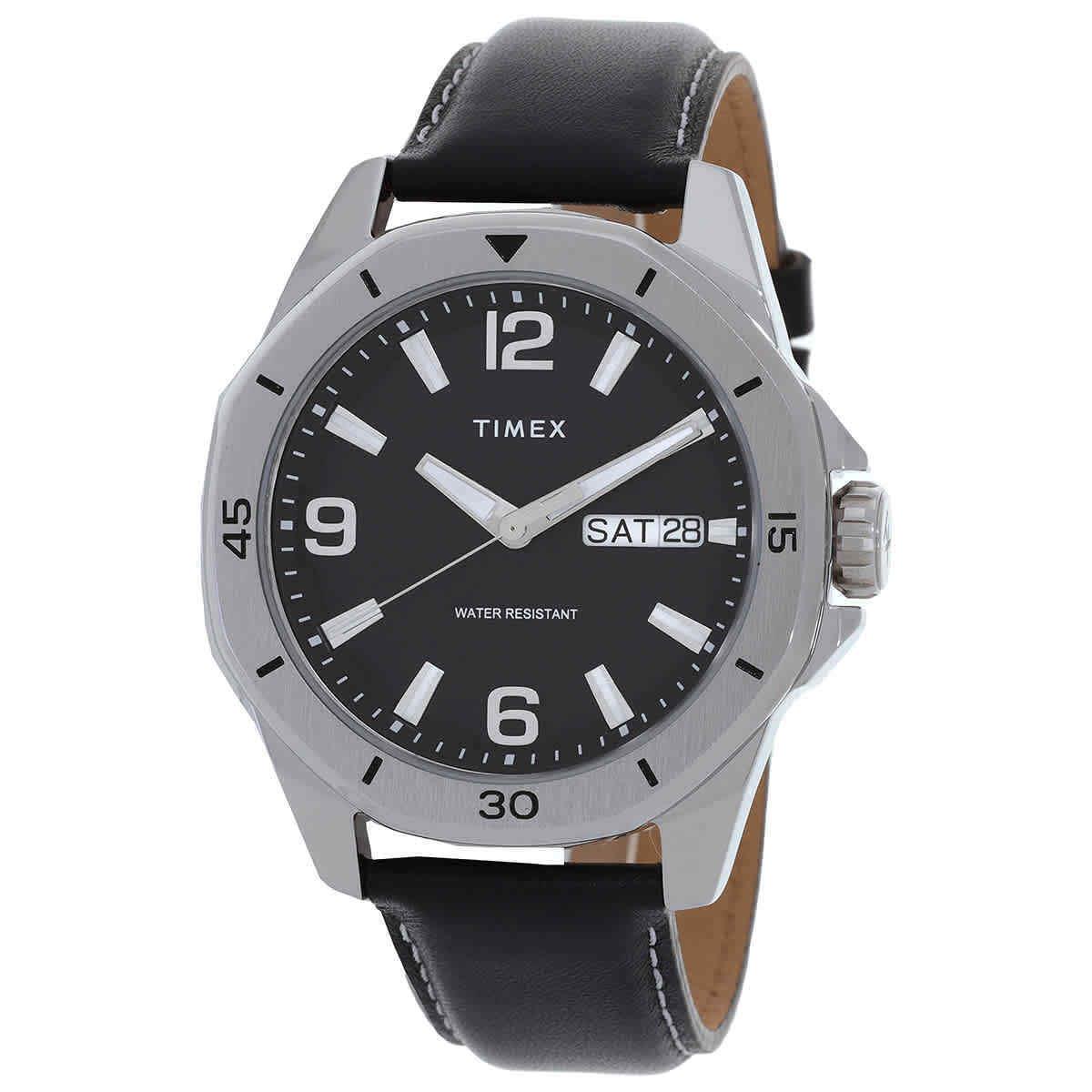 Timex Essex Quartz Black Dial Men`s Watch TW2W79800