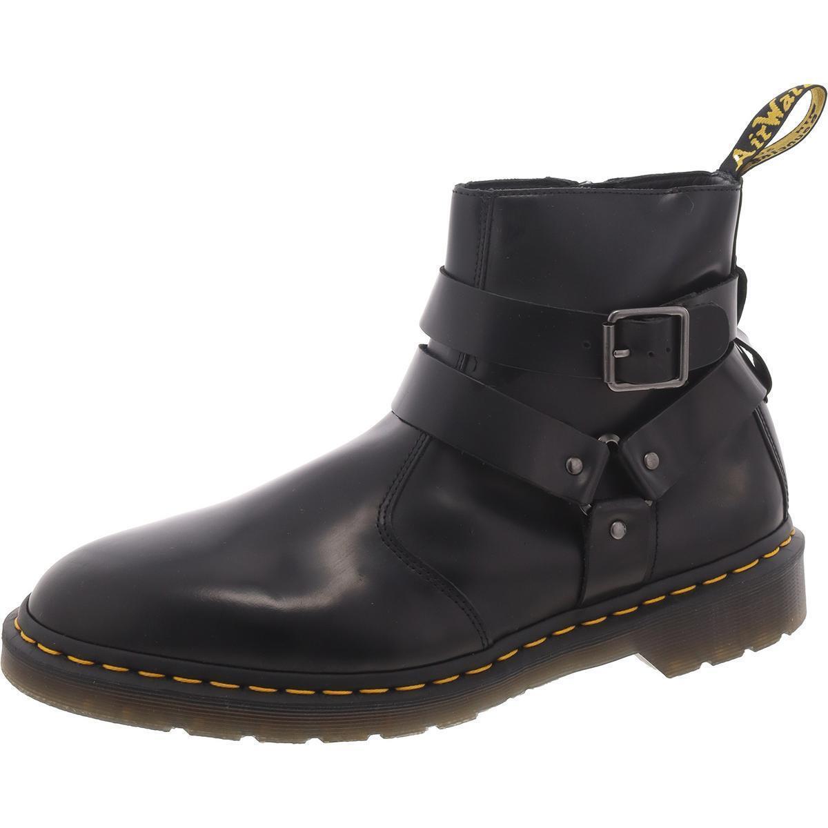 Dr. Martens Mens Black Rubber Work Safety Boots Shoes 11 Medium D Bhfo 1730