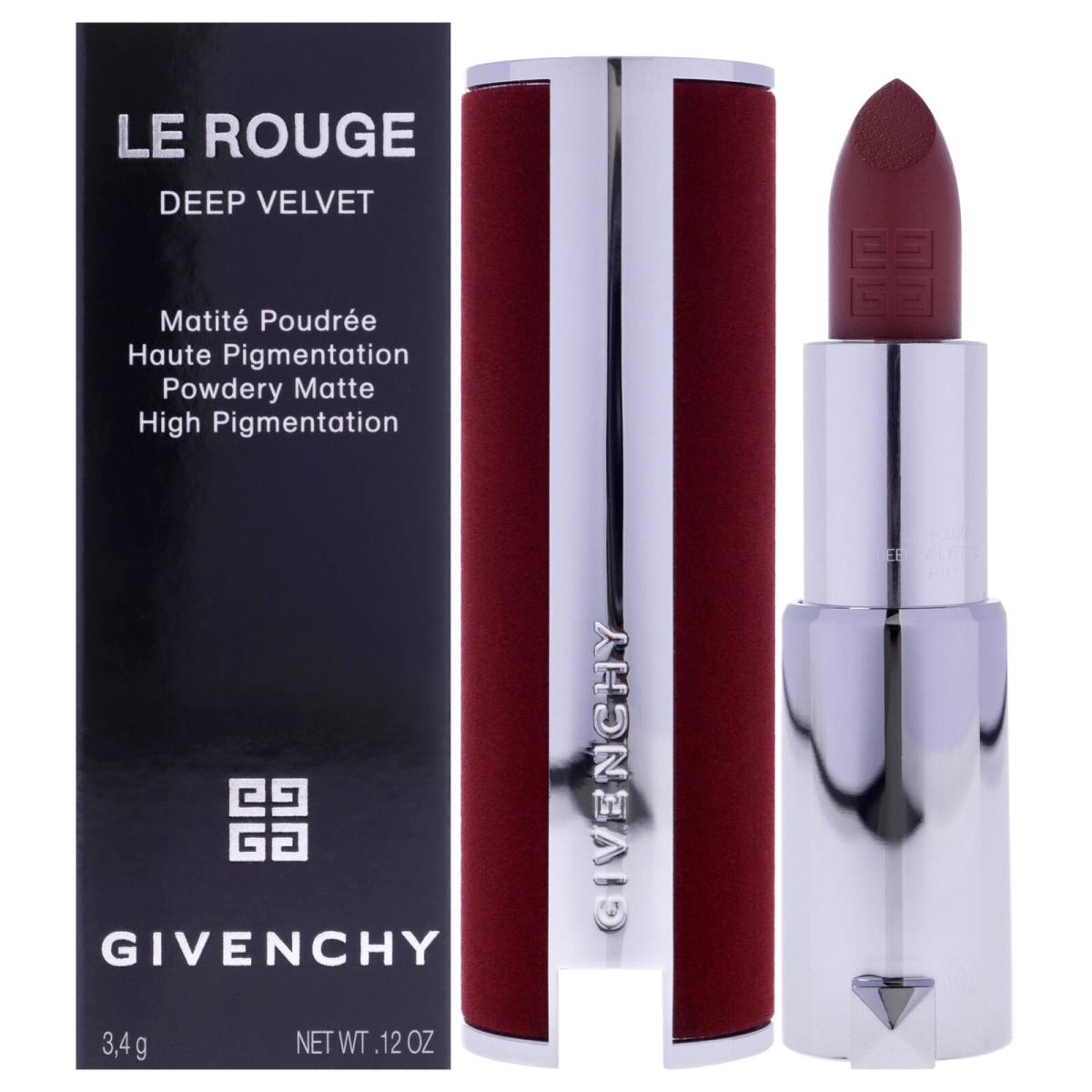 Le Rouge Deep Velvet Matte Lipstick - N12 by Givenchy For Women - 0.12 oz