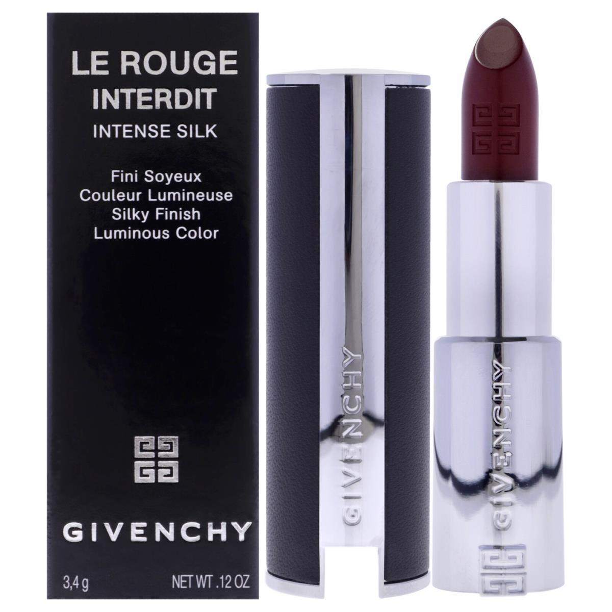 Le Rouge Interdit Intense Silk Lipstick -N117 Rouge Erable by Givenchy - 0.11 oz