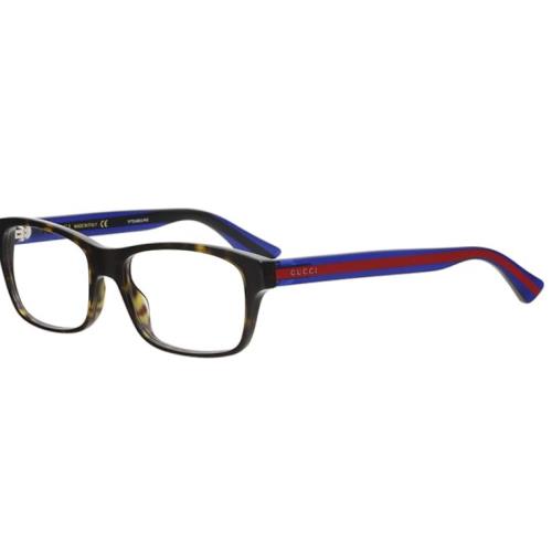 Gucci Eyeglasses Frame GG0006O 007 Tortoise Men Women Italy 55 -18-145