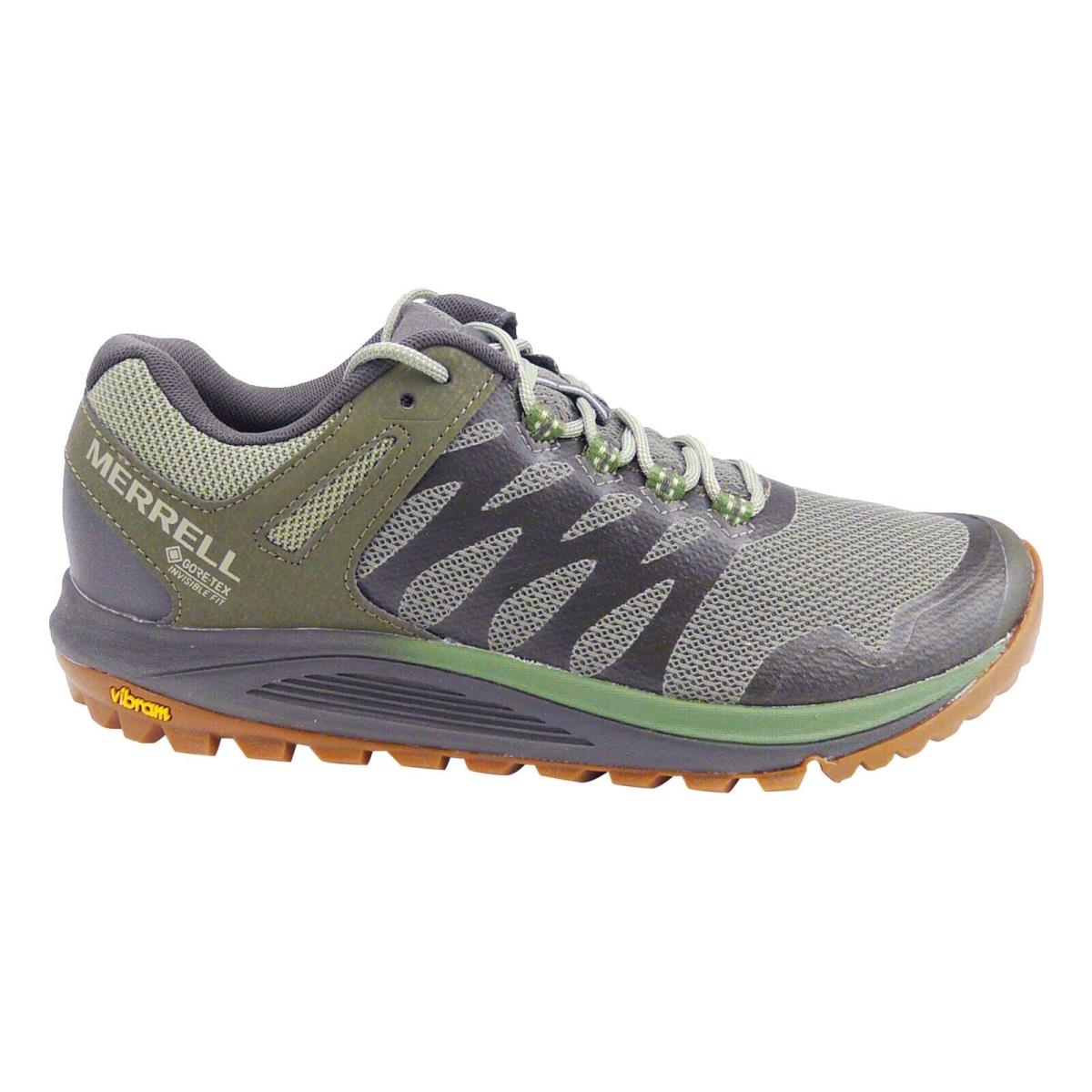 Merrell Nova 2 Men`s Gore-tex Wide Width Hiking Shoes Lichen US 8.5