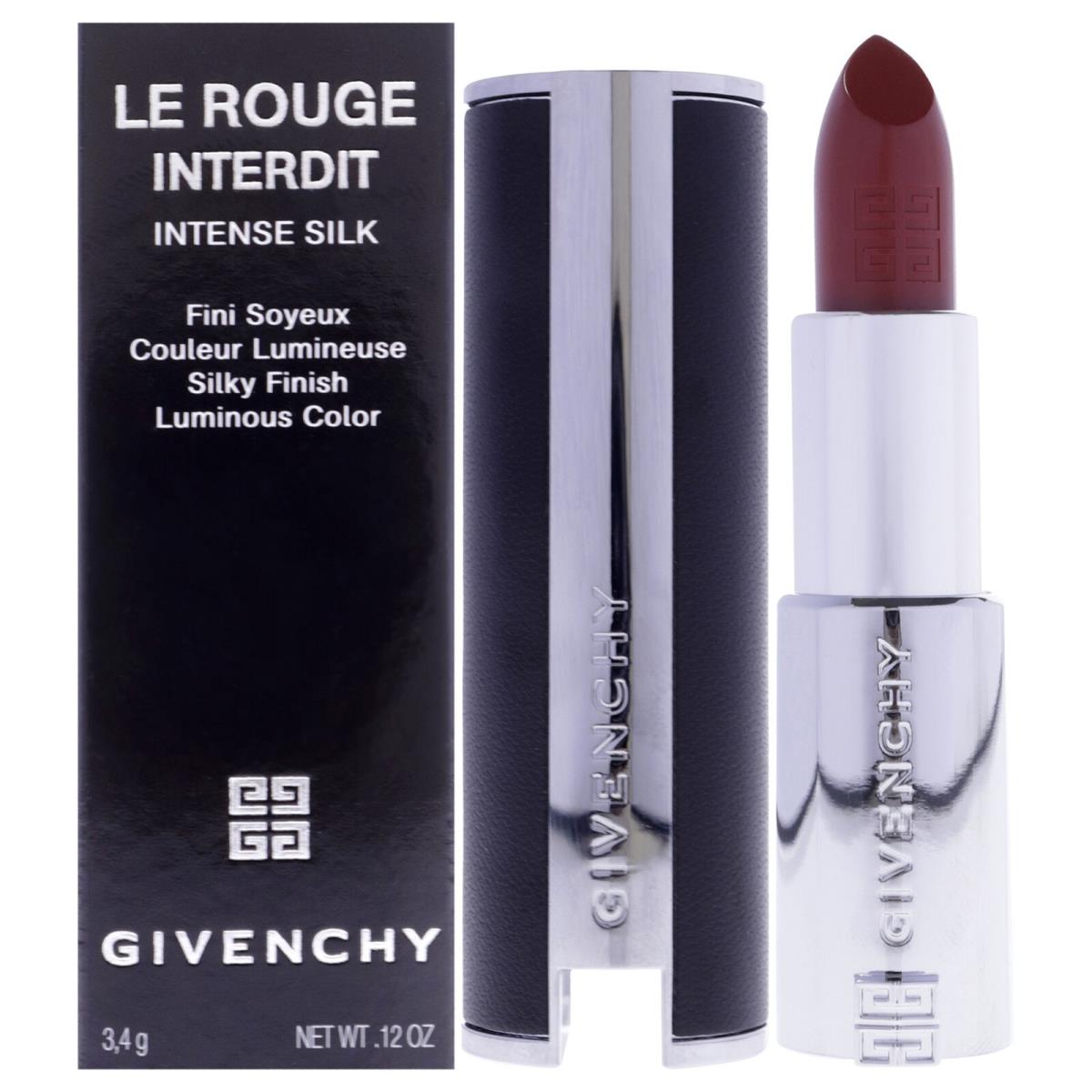 Le Rouge Interdit Intense Silk Lipstick-N333 L Iinterdit by Givenchy - 0.11 oz