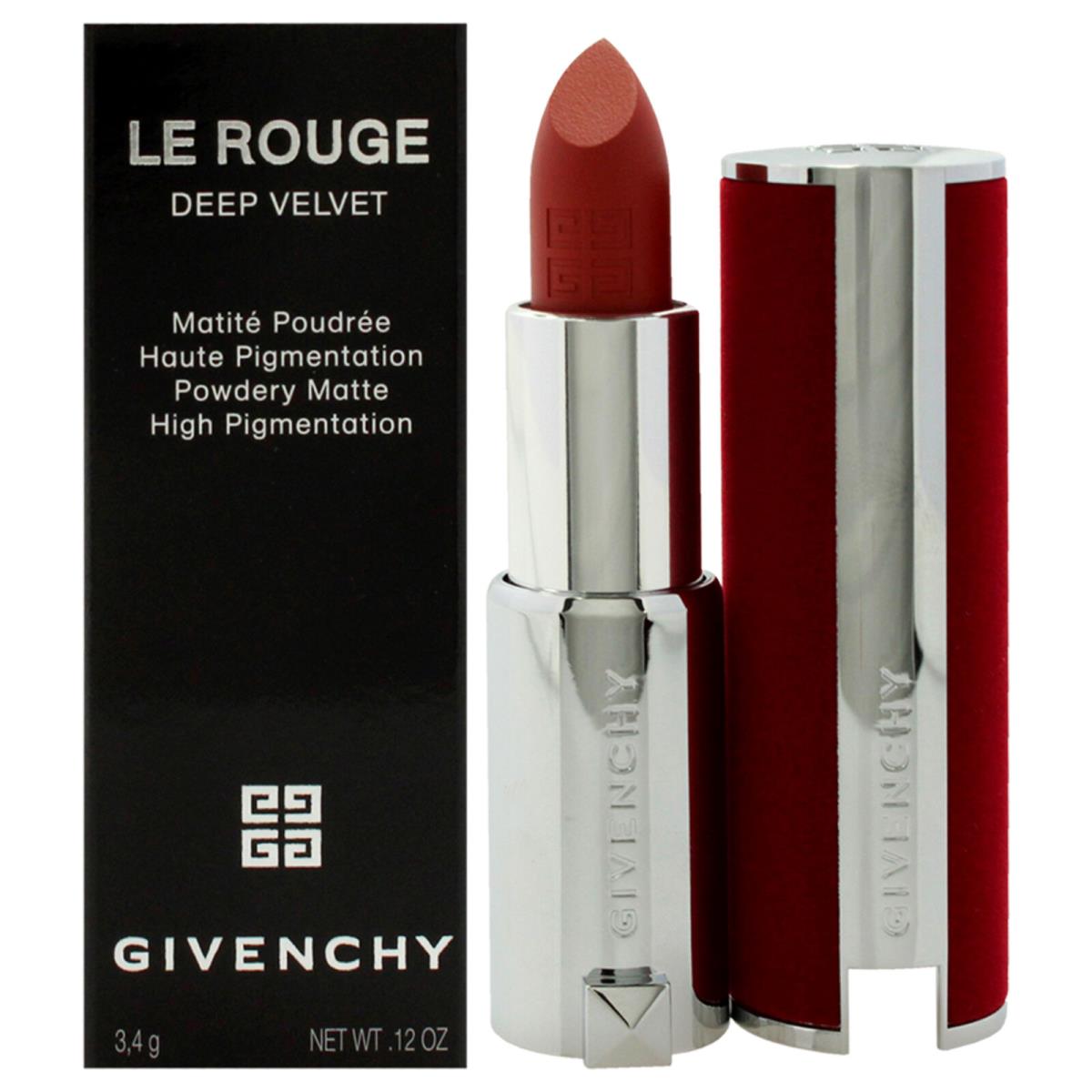 Le Rouge Velvet Matte Lipstick - 34 Rouge Safran by Givenchy For Women - 0.12 oz