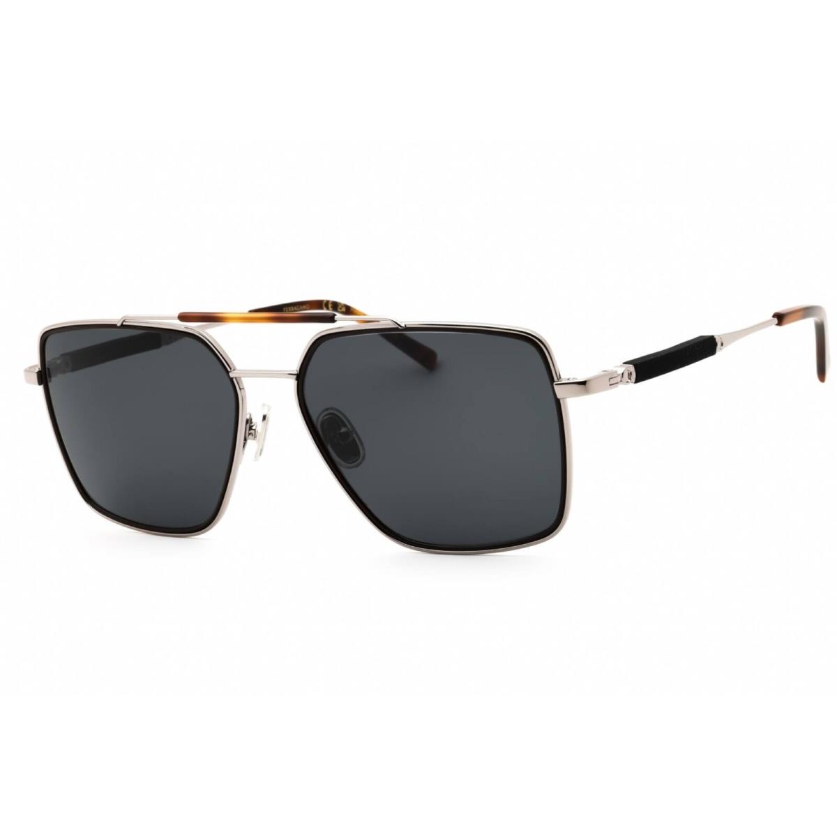 Salvatore Ferragamo Men`s Sunglasses Dark Ruthenium Full Rim Frame SF298S 037