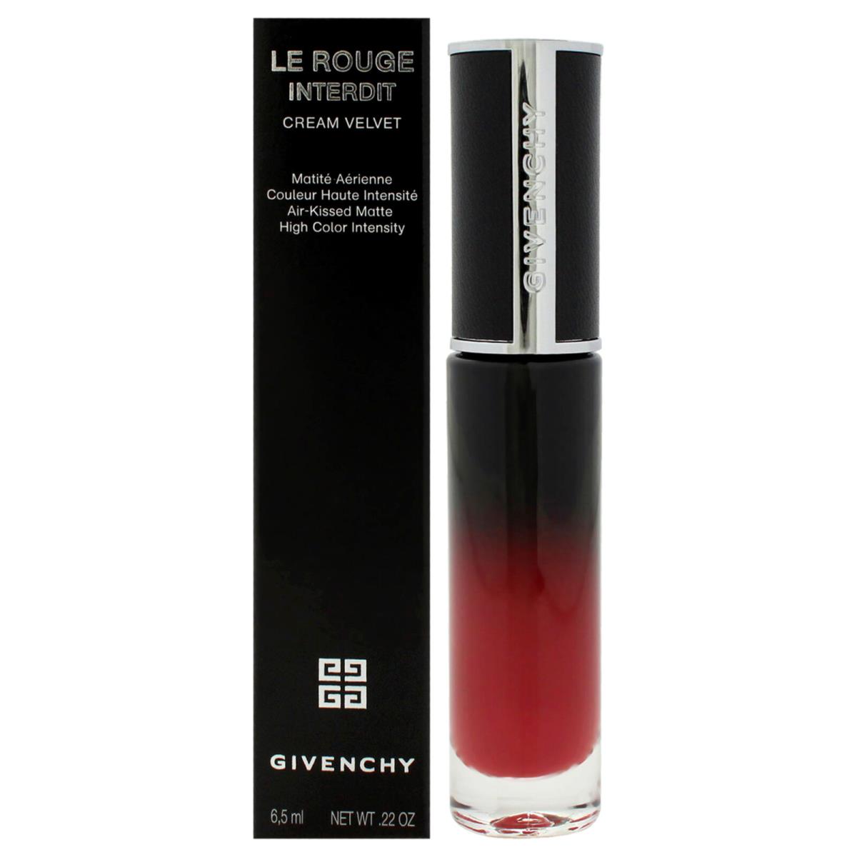 Le Rouge Interdit Cream Velvet Lipstick - N27 Rouge Infuse by Givenchy - 0.22 oz