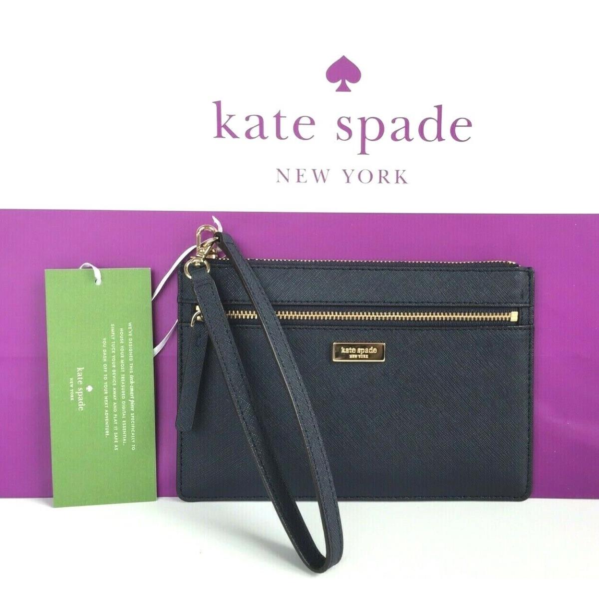 Kate Spade Tinie Laurel Way Wristlet Wallet WLRU2677 Offshore Blue
