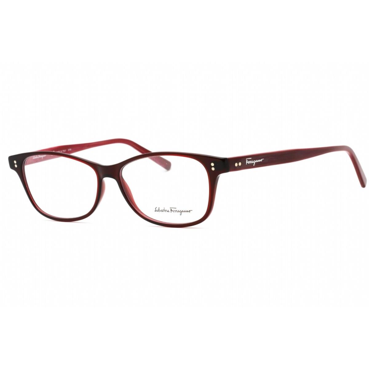 Salvatore Ferragamo SF2910-612-55 Eyeglasses Size 55mm 14mm 145mm Burgundy Women