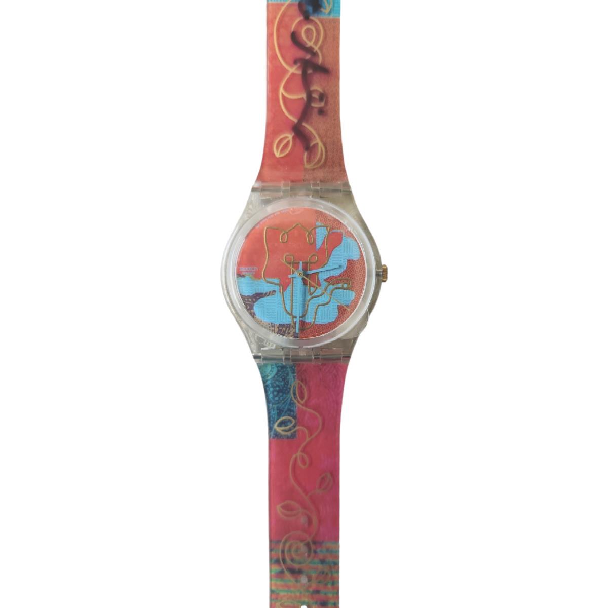 Vintage Swatch Watch Madan GK310. Old Stock. Signed by Otto Steininger Nos