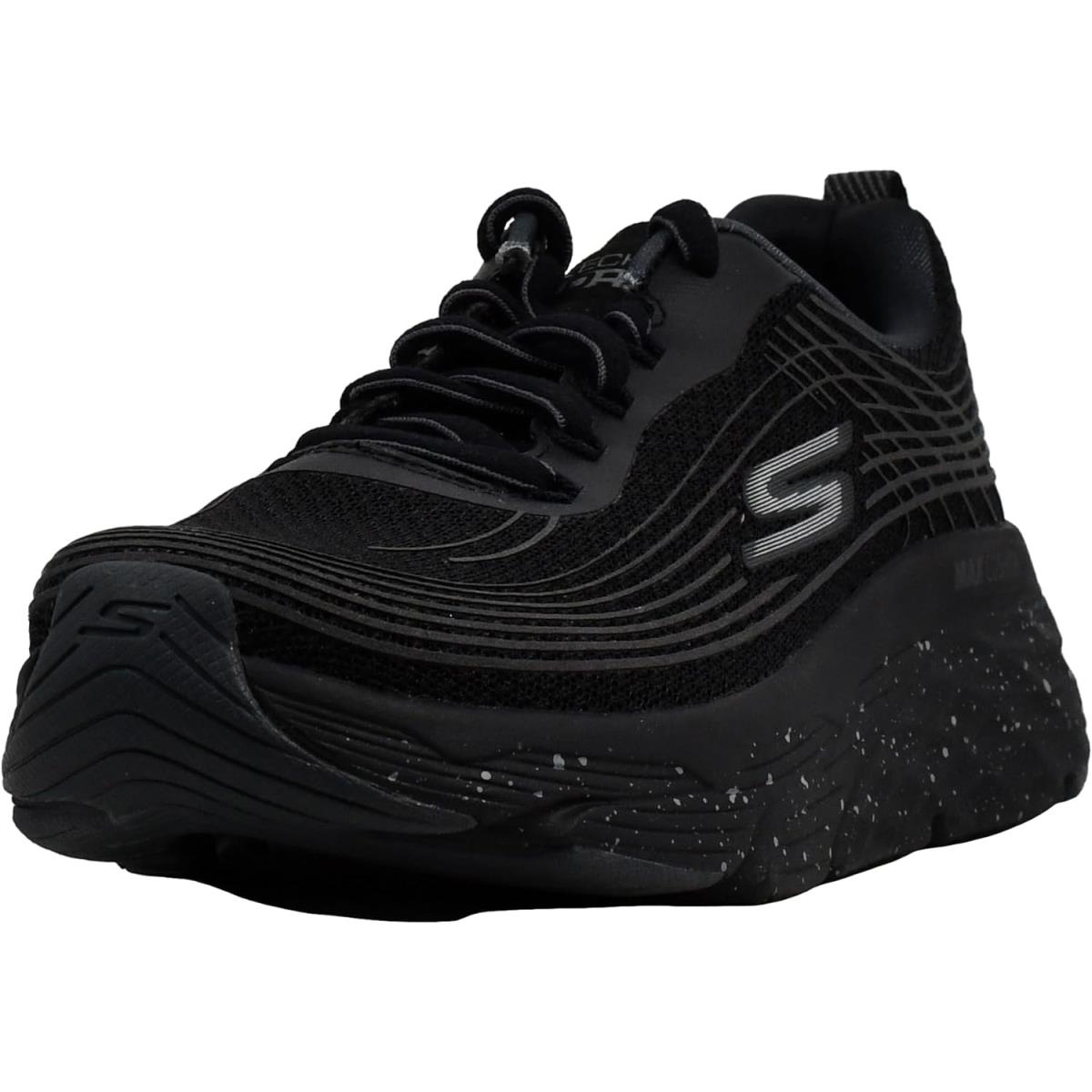 Skechers Women`s Max Cushioning Elite - Galaxy Burst Shoes Black/Grey