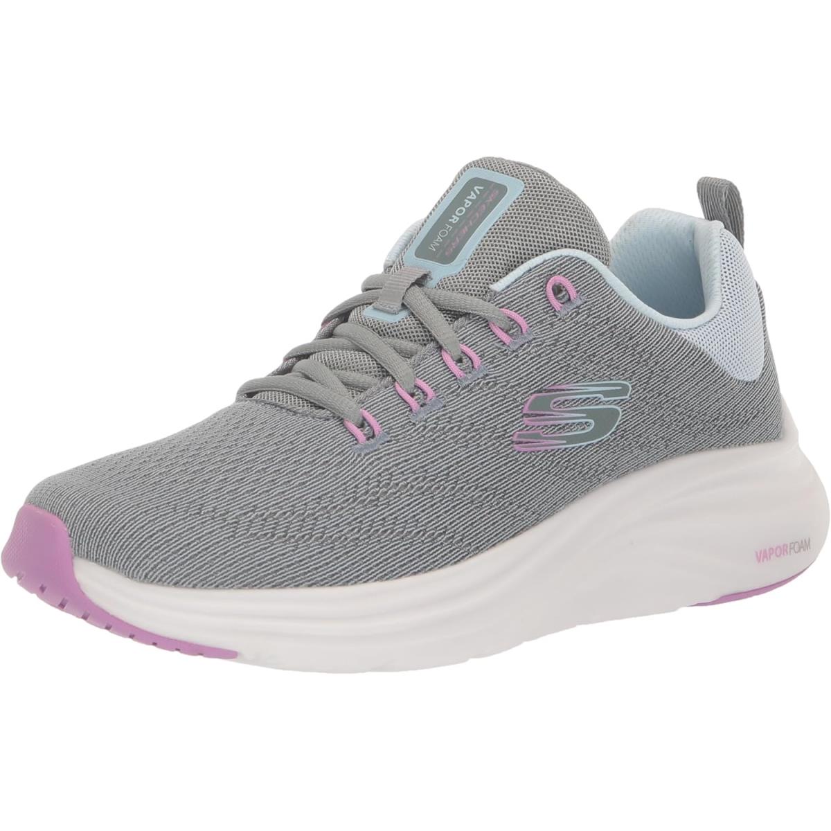 Skechers Women`s Vapor Foam Lite Sneaker Grey/Multi=gymt