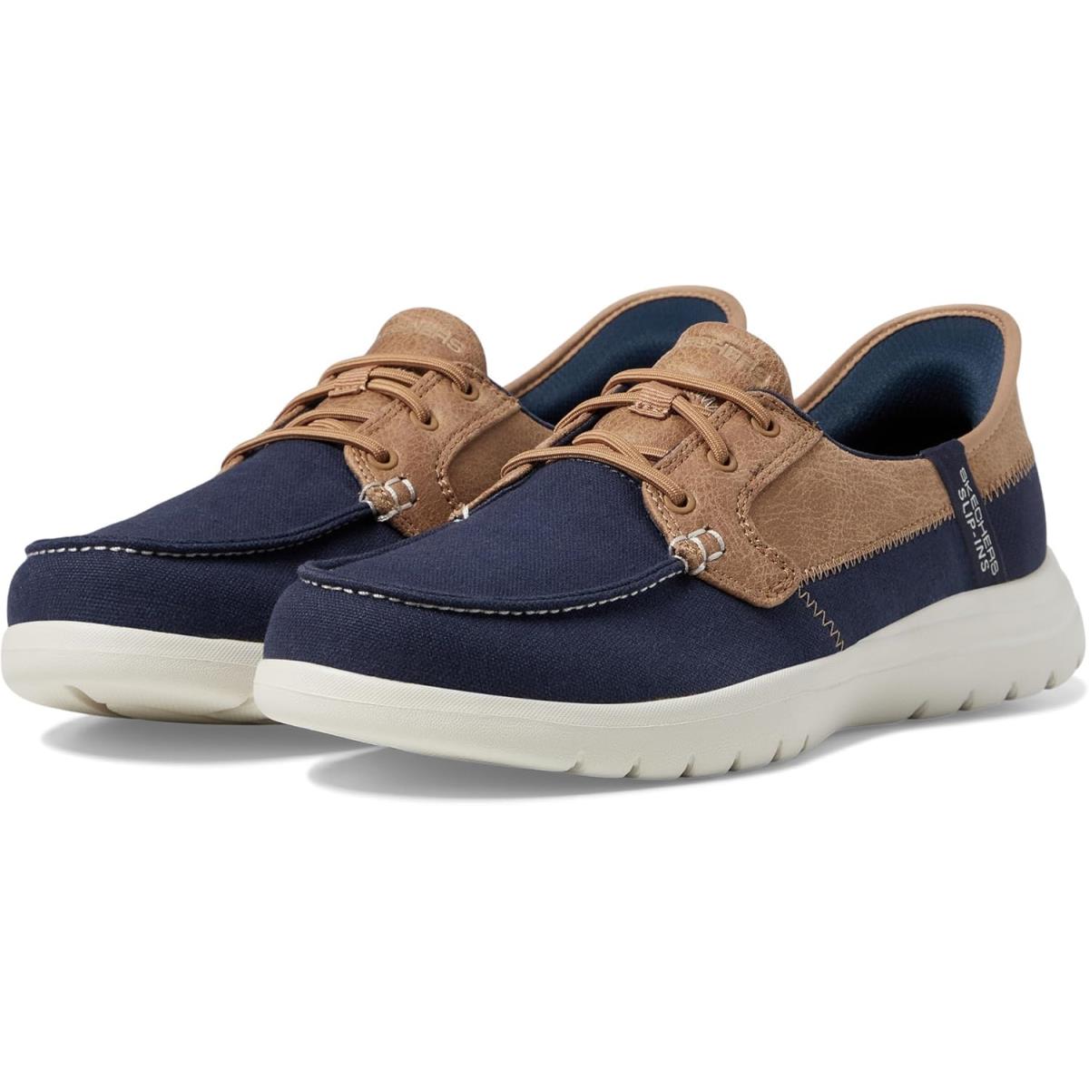 Skechers Women`s Hands Free Slip-ins On-the-go Flex-palmilla Boat Shoe