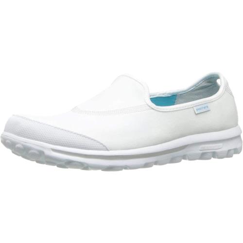 Skechers Women`s Go Walk Slip-on Walking Shoes White