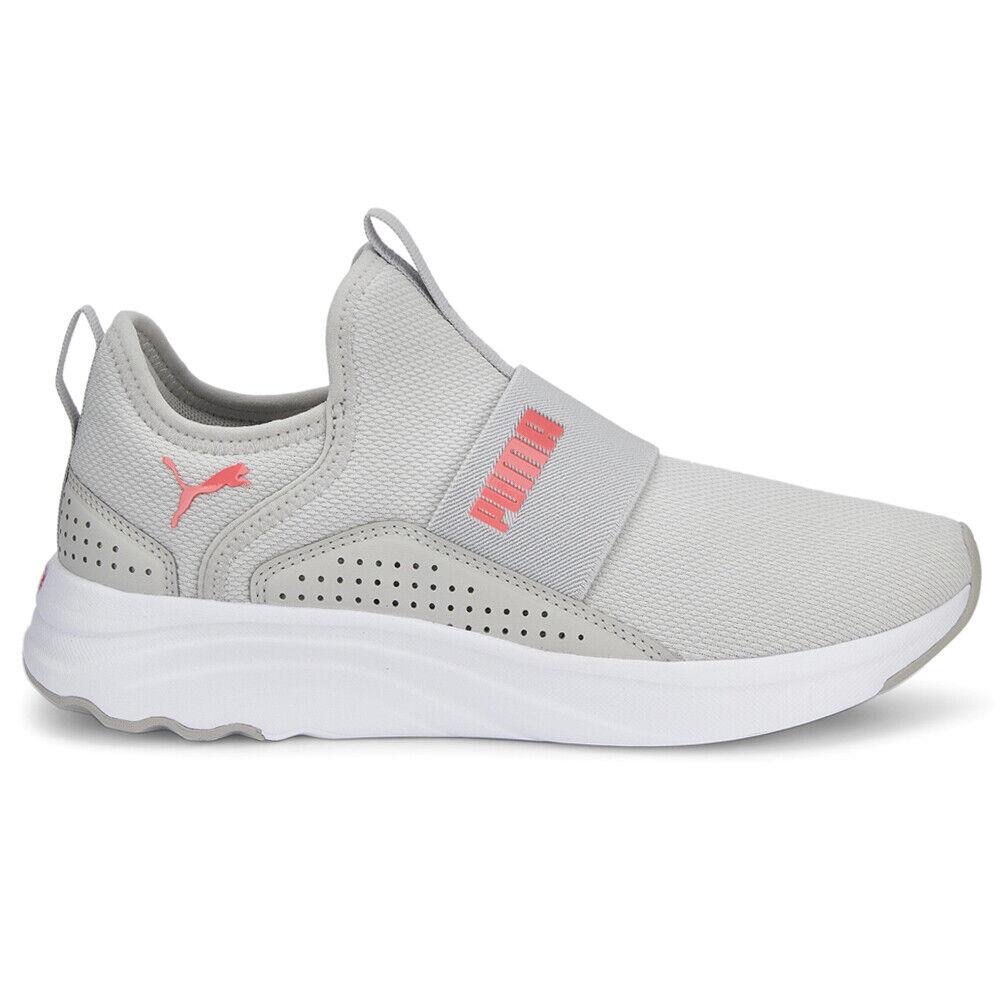 Puma Softride Sophia Slip On Running Womens Grey Sneakers Athletic Shoes 195161 - Grey