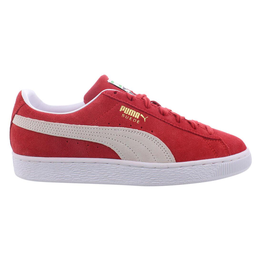 Puma Suede Classic Xxi Mens Shoes - High Risk Red/White, Main: Red