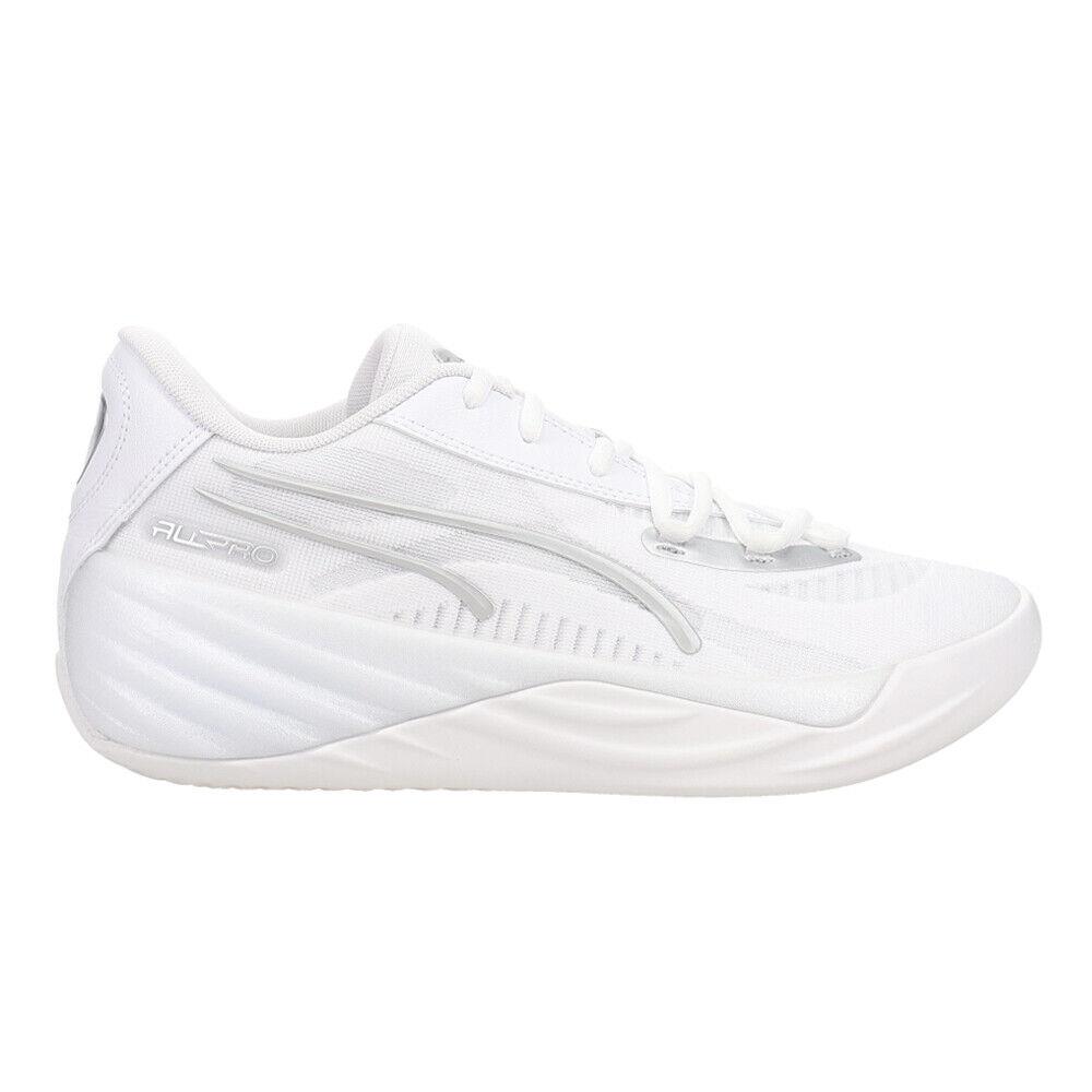 Puma Allpro Nitro Basketball Mens White Sneakers Athletic Shoes 31134301 - White