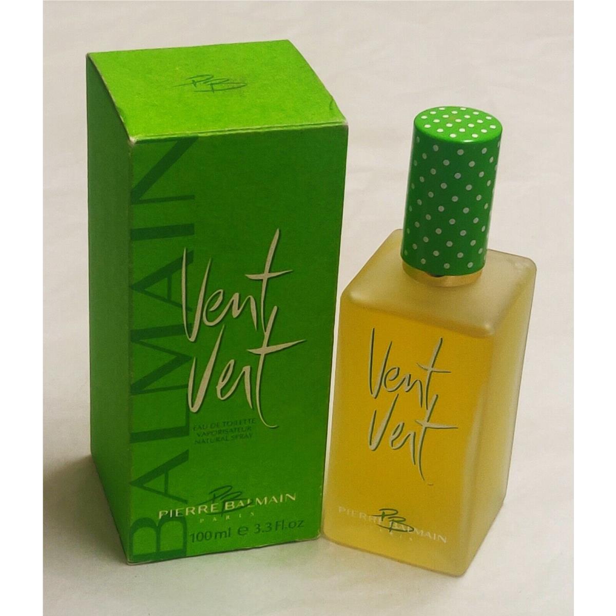 Vent Vert BY Pierre  Eau DE Toilette Spray 3.3 OZ/100 ML Women by Balmain