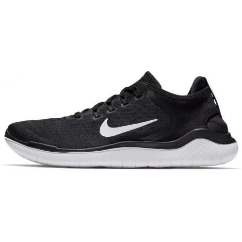 Nike Mens Free RN 2018 Running Shoes Box NO Lid 942836 001 - BLACK/WHITE