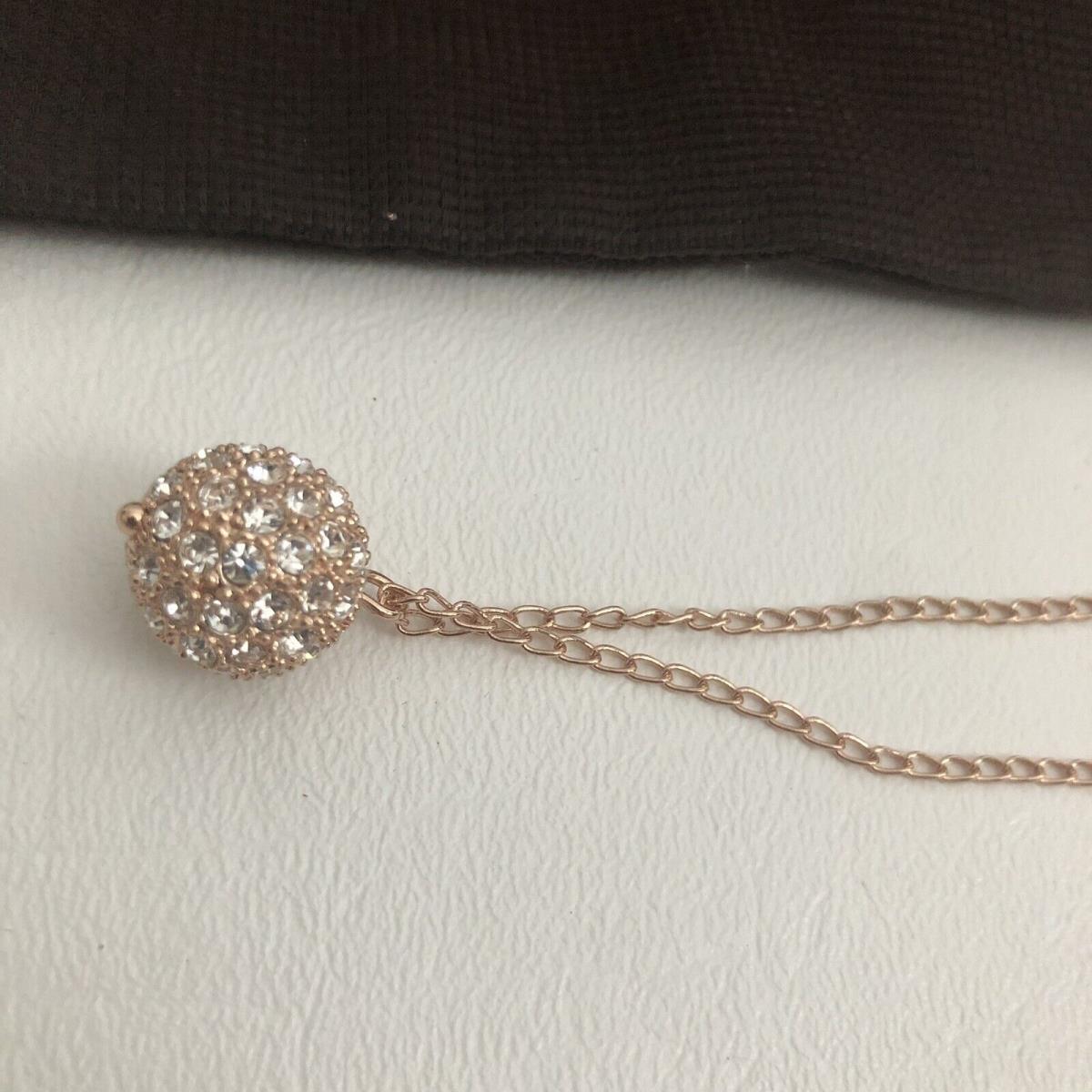 Kate Spade New York Rose Gold Pave The Way Rhinestone Necklace