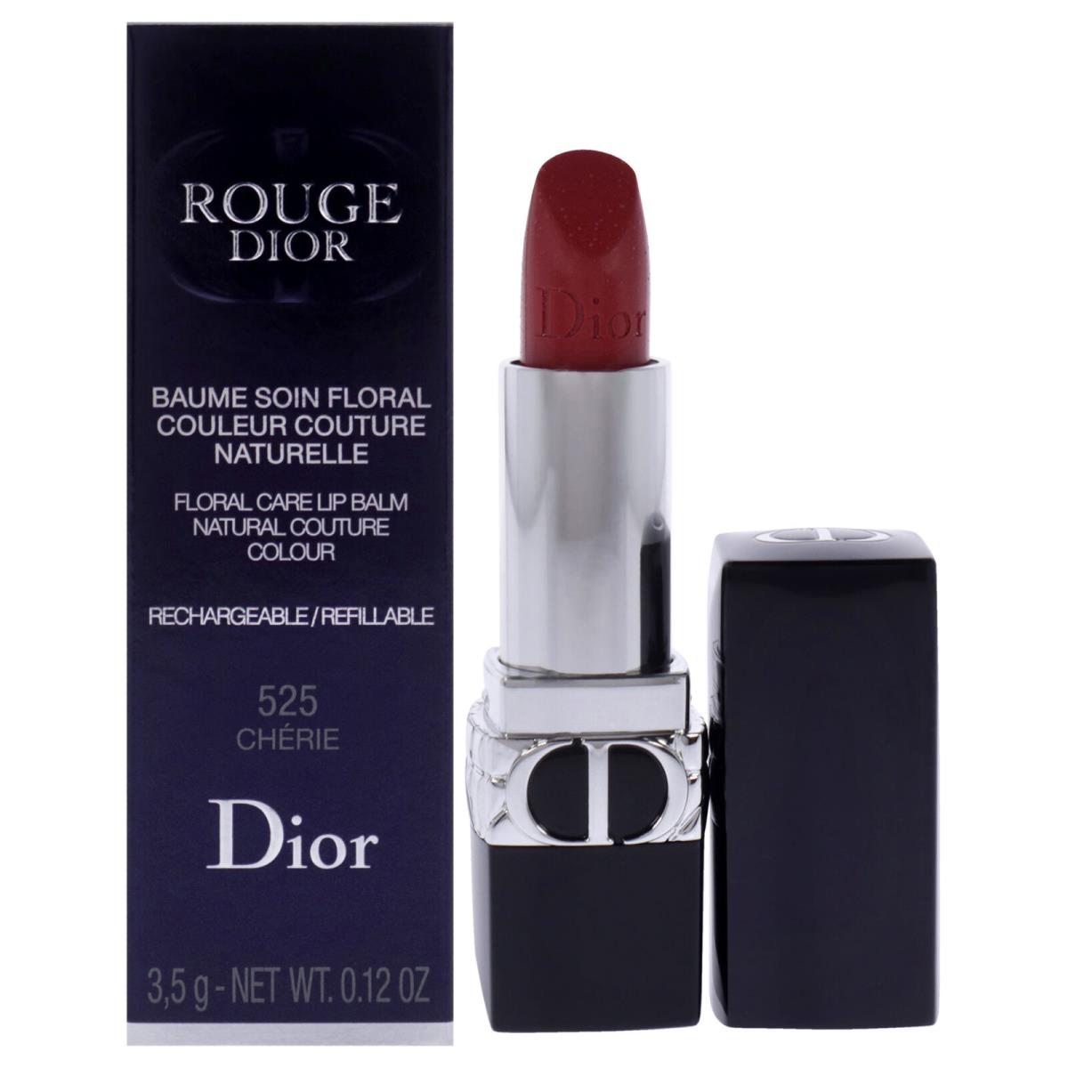 Rouge  Floral Care Lip Balm Satin - 525 Cherie by Christian  - 0.12 oz by Dior