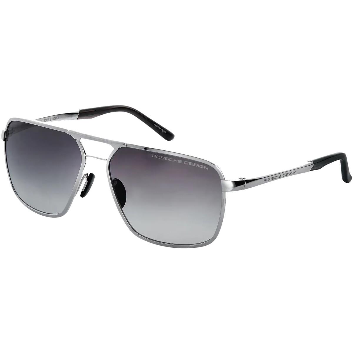 Porsche Design Men`s Palladium Titanium Navigator Sunglasses P896661B226 - Japan