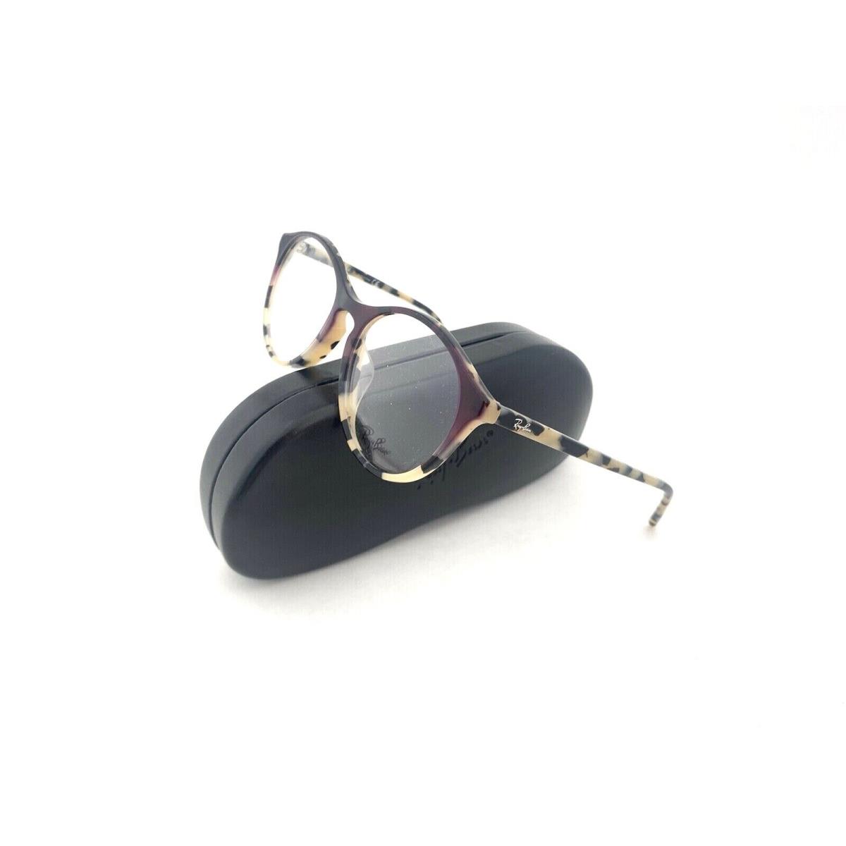 Ray-ban Frames Violet Leopard Acetate Unisex RB5371F 5869 53 18 140 5371F