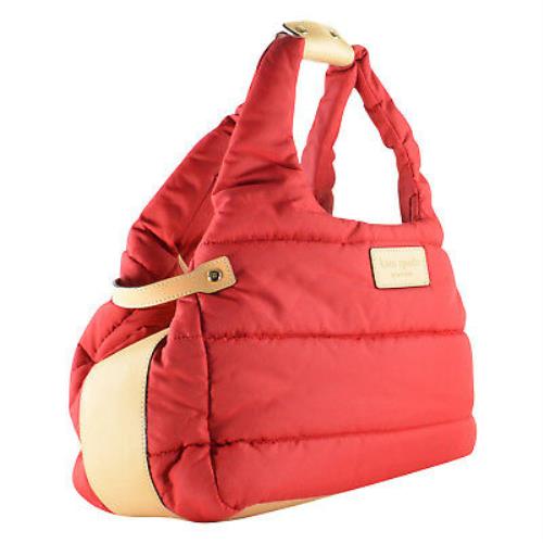 Kate Spade Thea Snowmass Red Shoulder Puffer Bag