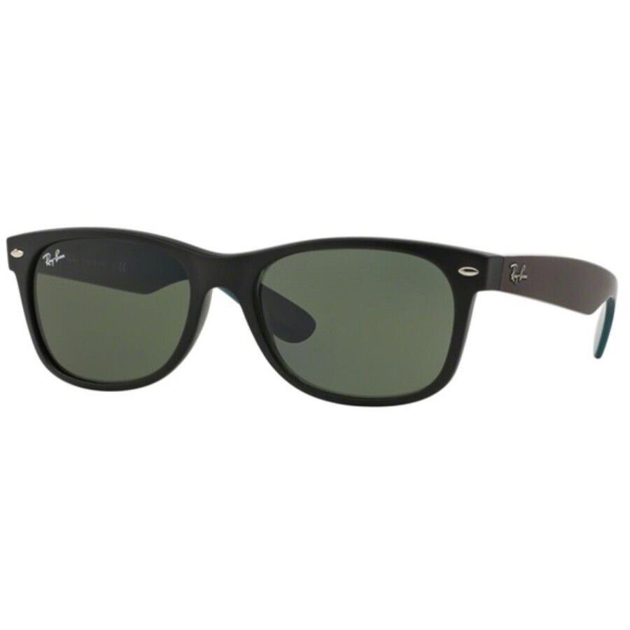 Ray-ban Unisex Sunglasses RB2132 6182 Black Square Green Non-polarized 52mm