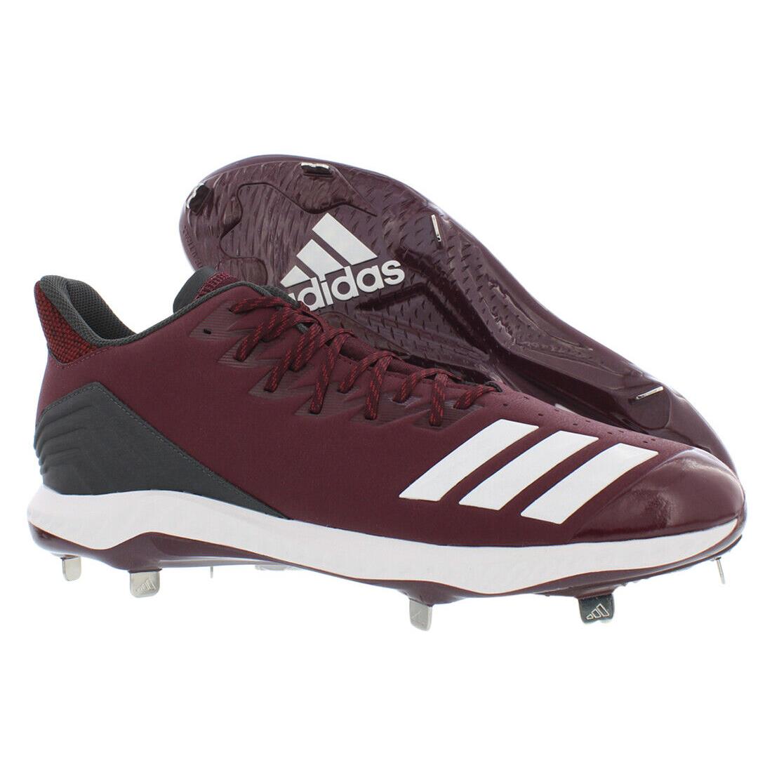 Adidas Icon Bounce Mens Shoes - Maroon/White/Carbon, Main: Red